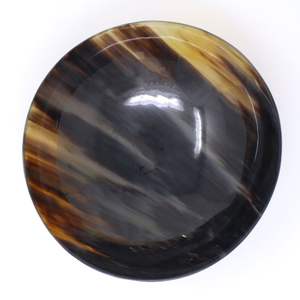 HAGA CLIC HECHO A MANO DE ALTA CALIDAD ARTESANAL CUENCO DE CUERNO DE ALTO PULIDO Utensilios de cocina para servir sopa Fideos Tazón de cuerno elegante - Product Image 2