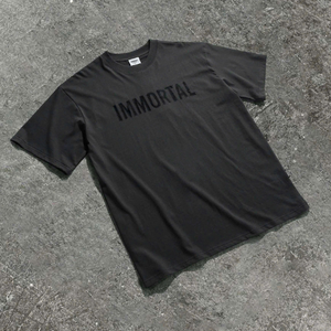 Camisetas de gimnasio de gran tamaño de algodón 100% para hombre con logotipo personalizado al por mayor, ropa de calle deportiva de peso pesado, diseño deportivo serigrafiado, unisex - Product Image 5