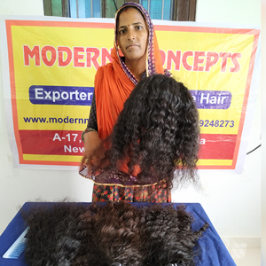 Cheveux bruts birmans vietnamiens vendeurs de cheveux en paquet bouclés vierges non traités cuticule alignée cheveux humains doublement étirés - Product Image 3