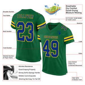 Maillots de football professionnels ajustés 220 GSM en polyester par sublimation – Fournisseur d'uniformes de football - Product Image 6