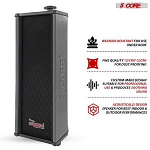 Altavoces de Exterior de 5 Núcleos, Estéreo, de Pared, 100W Pico, Sistema de Audio Pasivo para el Hogar - Product Image 5