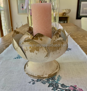 Maceta de Metal Vintage con Forma de Alcachofa para Decoración de Jardín, Balcón, Interior y Exterior, Totalmente Personalizable - Product Image 4