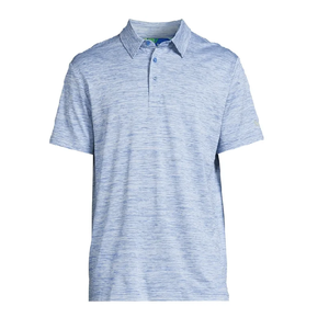 Polos de color sólido para hombre de color azul cielo de calidad superior, polos elegantes informales de diseño personalizado para hombre de BD - Product Image 1