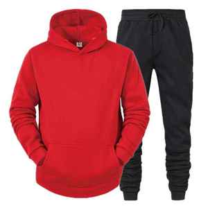 Conjunto Deportivo para Hombre, Chándal de Alta Calidad 100% Algodón, Sudadera con Capucha y Pantalones Deportivos Personalizados, Ropa Deportiva Holgada para Invierno - Product Image 2