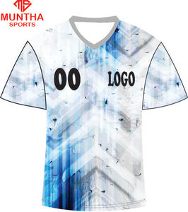 Uniformes ligeros de fútbol personalizados de alta calidad, uniformes de nuevo estilo de último diseño con colores sólidos, conjunto de fútbol de servicio OEM - Product Image 3