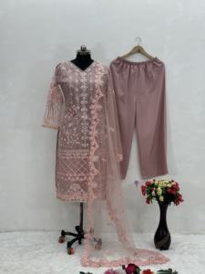 ชุด kurta สนามหญ้าวินเทจแบบดั้งเดิมชุดอินเดียนุ่มหนักใหม่ล่าสุด - Product Image 2