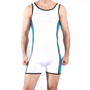 Vêtements de lutte en spandex à sublimation nouvel arrivage personnalisé Singlet de lutte pour hommes OEM de conception à sublimation personnalisée - Product Image 3