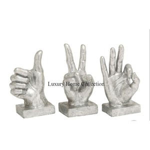 Escultura decorativa de gestos de mano para mesa de oficina y accesorios de decoración del hogar talla de piedra y estatuas de escultura - Product Image 3