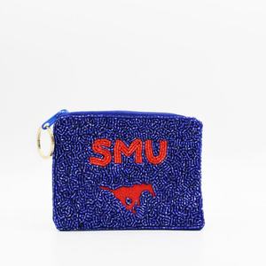 Bolsa de cuentas de vaquero de alta calidad de Color azul naranja, Mini monedero occidental hecho a mano, Material de lona con cierre de cremallera - Product Image 5