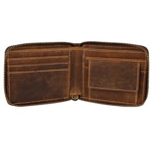 Cartera Bifold Delgada de Cuero Genuino para Hombre, Protección RFID, Gran Capacidad, Ranuras para Tarjetas, Impermeable - Product Image 4