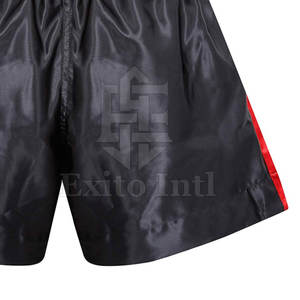 กางเกงขาสั้นผู้ชายแห้งเร็วแบบแห้งเร็วกางเกงขาสั้นไทยสวมใส่สบายออกแบบได้ตามต้องการสำหรับชุดศิลปะการต่อสู้แบบ MMA - Product Image 3