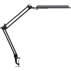 Black Metal/Plastic LED Desk Lamp with <b>Table</b> <b>Clamp</b> Max Height 380 mm - Product Image 1
