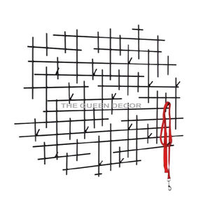 Meilleure vente aluminium métal forme unique laiton finition antique cintre mural pour organisateurs muraux - Product Image 2