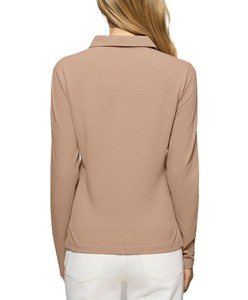 Top Trending <b>Women</b> Active Wear Long Sleeve <b>Shirt</b> For <b>Women's</b> Hot Sale Cotton Polyester <b>Women's</b> Casual Breathable <b>Polo</b> <b>Shirt</b> - Product Image 5