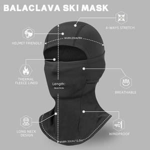 Masque cagoule chaud et respirant avec logo personnalisé pour les sports d'hiver et les aventures motocyclistes pour la pêche OEM/ODM disponible - Product Image 3