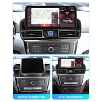 Sistema de Navegación para Automóvil Navifly con Snapdragon 680 y el Sistema Android Más Reciente para Benz Clase GLE, Clase GLS, X166, W166 2016-2018, Compatible con Cámara de 360°