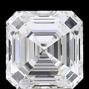 Diamante Sintético Cultivado en Laboratorio con Certificación IGI GRA, Color E, Claridad VS1, Corte Asscher, Excelente, 2.0 Quilates, para Joyería - Product Image 3