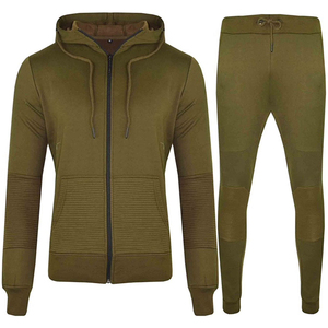 Conjunto Deportivo Informal de Felpa Técnica para Gimnasio, 100% Algodón, Secado Rápido, Transpirable, con Capucha, Dos Piezas, para Entrenamiento - Product Image 1