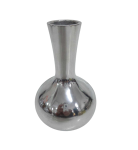 Florero de aluminio y Metal de nuevo estilo, maceta de Color plateado para decoración de sala de estar y Mesa, hecho a mano a granel - Product Image 6