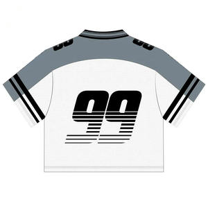 Venta al por Mayor de Camisetas de Fútbol Retro Personalizadas, Transpirables, de Malla, Estampadas, de Talla Grande para Hombre, Fabricante Profesional - Product Image 6