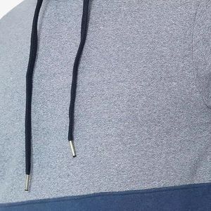 เสื้อฮู้ดแบบสวมหัวผ้าคอตตอนหนาผ้าฝรั่งเศสเทอร์รี่เสื้อฮู้ดโอเวอร์ไซส์เปิดไหล่แบบกำหนดเอง - Product Image 6