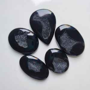 Losa de mármol negro de piedra de ónix con canicas doradas de Atenas, baldosas de losas de mármol negro para paredes y pisos - Product Image 2