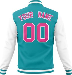 Trendy Oversized Varsity Jacket Two Colors Streetwear Bomber Fashion Design Custom Patches Retro Letterman Jacket <b>Dropshipping</b> - Product Image 6
