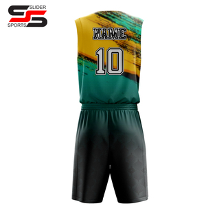 Uniforme de baloncesto personalizado de alta calidad nuevo diseño Club Americano uniforme de baloncesto personalizado al por mayor para hombres - Product Image 2