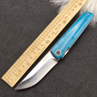 DY741R EDC couteau de poche hommes petit couteau pliant pince à ceinture en acier SKD-11 résine coupe-boîte pour femmes Camping en plein air randonnée couteaux
