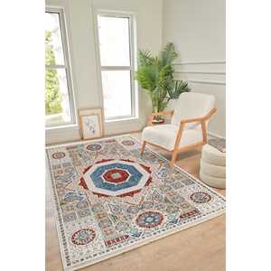 Colorium CO003, alfombra de pelusa clásica multicolor, sala de estar poliéster sin polvo para, dormitorio, Hotel, adolescentes, pasillo rectangular alto - Product Image 3