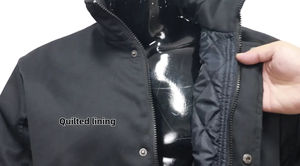 Nouvelle veste bomber d'hiver 2026 pour homme en toile et nylon, imperméable, coupe-vent, respirante, à fermeture éclair, col rond, écologique et légère - Product Image 6