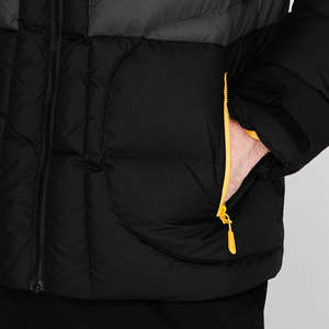 แจ็กเก็ตขนเป็ดมีฮู้ดสำหรับผู้ชายผ้าโพลีเอสเตอร์100% ทรงหลวมโอเวอร์ไซส์ฤดูหนาวออกแบบได้ตามต้องการ - Product Image 3