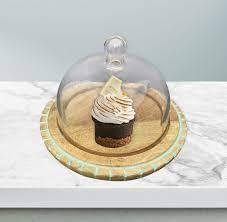 Wooden Dessert and <b>Cake</b> Serverware <b>Dome</b> With <b>Glass</b> Lid Medium Size Ideal Tableware and Food Serverware <b>Dome</b> at Great Price - Product Image 2