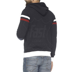 Sweat à capuche zippé pour homme de haute qualité avec poches, impression personnalisée, sweat à capuche zippé pour homme, utilisation en extérieur, polaire épais et chaud - Product Image 4