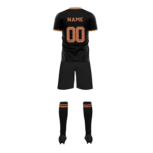 Nouveaux meilleurs uniformes de football d'entraînement OEM, manches courtes, légers, écologiques, séchage rapide, prix bas, personnalisables pour équipes - Product Image 4
