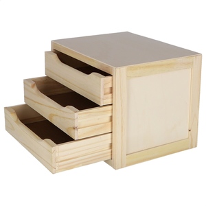 WELL HOME Commode à 3 tiroirs 39x30x29.5cm - Product Image 4