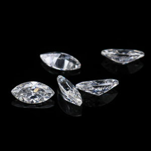 2,5*5mm moissanita piedra suelta GRA certificado Marquesa corte brillante diamante alternativa ética gema joyería - Product Image 5