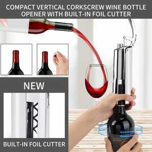 Sacacorchos de Vino de Estilo Moderno Premium con Palanca de Aleación de Zinc y Acero Inoxidable para Uso en el Hogar, Bares y Restaurantes, Regalo Perfecto para las Fiestas - Product Image 2