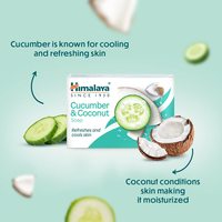 Savon de concombre et de noix de coco Himalaya Herbals 125g (lot de 6)