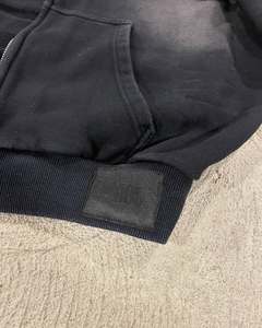 Survêtement zippé surdimensionné pour homme OEM personnalisé de haute qualité 100% 65% coton 35% polyester (polaire) 280 à 300 GSM - Product Image 5