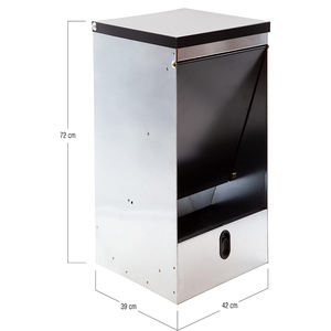 Embudo de <span class=keywords><strong>autoservicio</strong></span> JH-Mech para perros Capacidad 40 Kg Alimentador de <span class=keywords><strong>autoservicio</strong></span> y roedores Alimentador automático para perros y gatos - Product Image 2