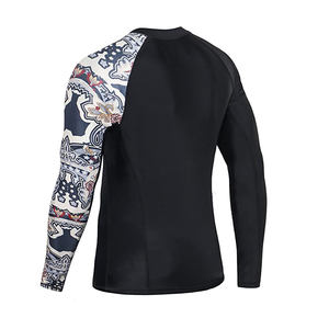 เสื้อออกกำลังกายแขนยาวสำหรับผู้ชาย, เสื้อฟิตเนสรัดรูปแห้งเย็นผลิตจากผู้ผลิต - Product Image 6