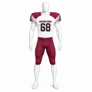 Uniformes de Fútbol Americano Personalizados de Alta Calidad, Material Transpirable de Secado Rápido con Diseños Sublimados Personalizados - Product Image 5