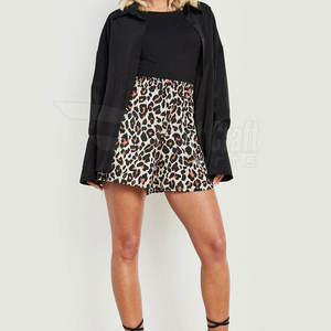 Shorts Casuales de Cintura Alta para Mujer, 100% Algodón, de Secado Rápido y Transpirables, con Estampado Personalizable, Calidad Premium - Product Image 6