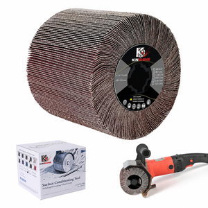 Herramienta de Acondicionamiento de Superficies, Rueda de Pulido de Tela de <span class=keywords><strong>Esmeril</strong></span> de 115X100X19MM, Rueda Abrasiva de Tambor con Disipación Rápida de Calor para Metal - Product Image 1