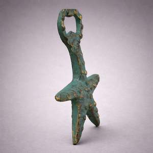 Ouvre-bouteille en fonte en forme de croix Ankh, motif symbole égyptien, prise en main robuste, finition durable, parfait pour la maison, le bar, la cuisine et la décoration - Product Image 4