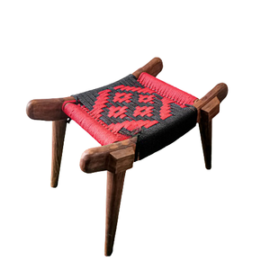 Taburete de madera de diseño tradicional (Pirhi) en tamaños personalizados, taburete de artesanía en madera de Pakistán, taburete de artesanía en madera de alta calidad - Product Image 3
