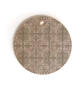 100% Natural <b>Wood</b> Chopping Board With Elegant Printed Finished Round Kitchen Accessories for Cutting <b>Slicing</b> Groceries - Product Image 6