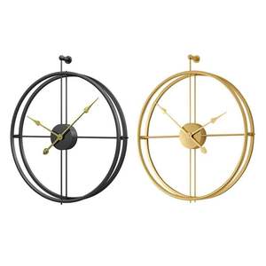 <b>Light</b> Luxury Metal <b>Wall</b> Clock Art Decor Modern Hanging <b>Wall</b> Art Home Office Hotel Restaurant Living Room <b>Wall</b> Decoration - Product Image 5