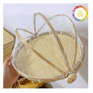 Cesta de bambú plana para vencería de alto volumen, varios tamaños, fabricante de Vietnam - Product Image 6